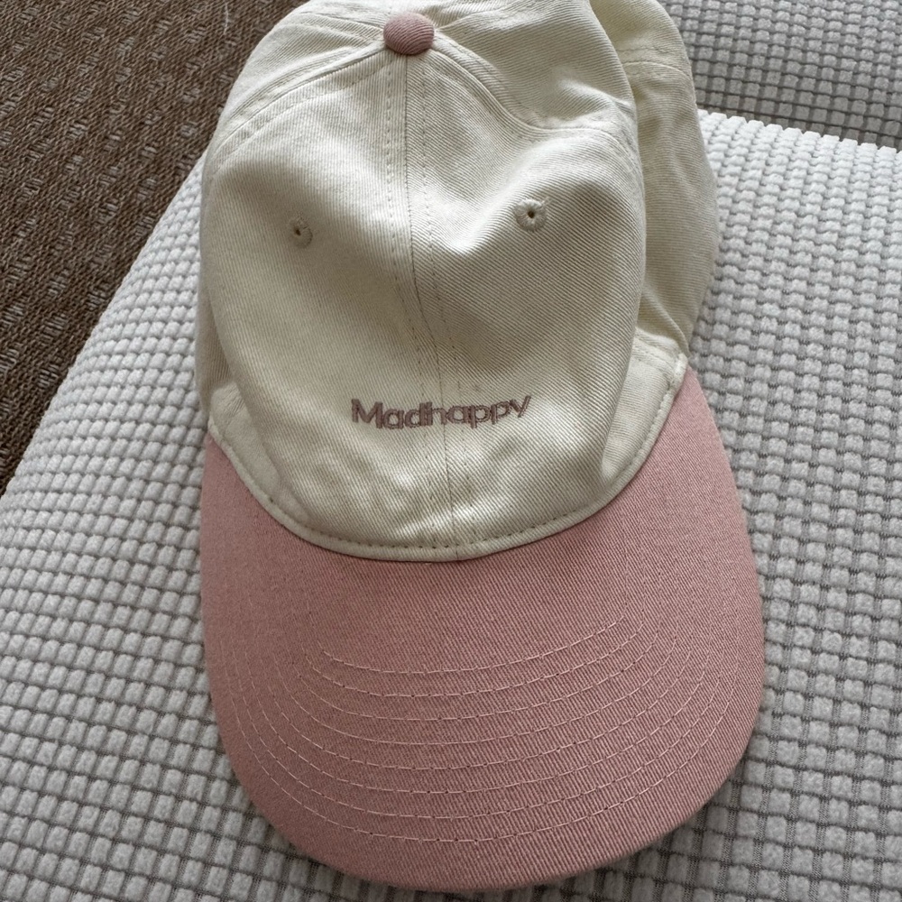 Madhappy Beige and Pink Baseball Cap